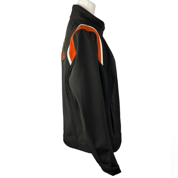 Harley Davidson Full Zip Motorcycle Riding Jacket Womens Size large embroidered - Picture 3 of 10